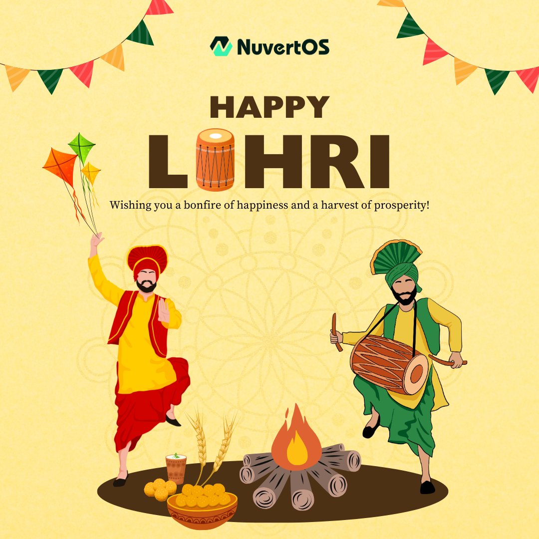 nuvertos's tweet photo. Wishing our healthcare partners a joyous &amp; prosperous Lohri! 🔥
May the new season bring smooth operations, glowing success, and healthier communities through tech that cares.
Happy Lohri from Team NuvertOS! ❤️
#HappyLohri2026  #HealthTech  #HospitalManagement #NuvertOS https://t.co/QS9fd9mH8P