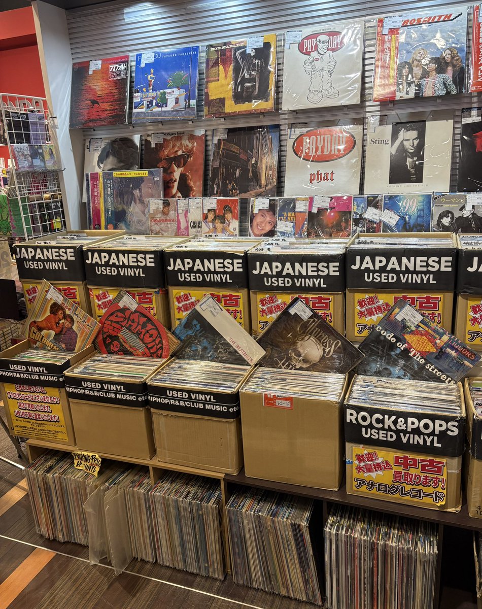 💿中古レコード入荷情報🔊 💿本日入れ替え完了充電🔋 昨今人気の90s