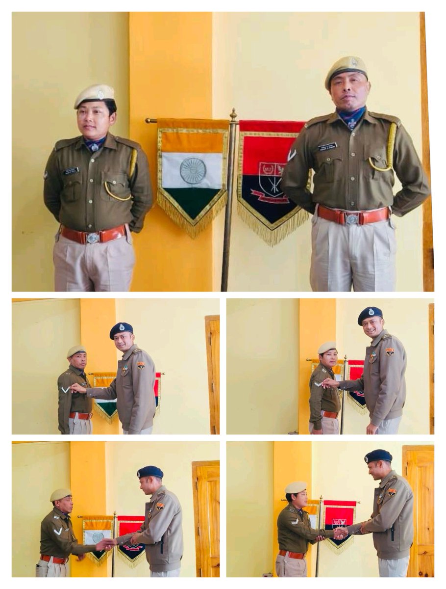 The pipping ceremony was conducted at the SP Office today  for ABC/Mishael A.Sangma and AB WPC/Nochi M. Marak, who have been promoted to the rank of LNK.We congratulate them on their achievement and wish them continued success in their new roles.
<a href="/MeghalayaPolice/">Meghalaya Police</a>