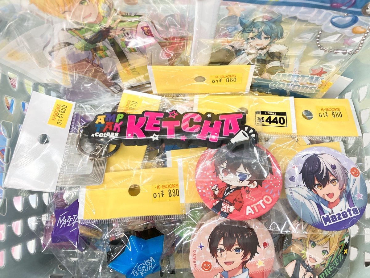 入荷情報】 📣AMPTAKxCOLORS 📣 缶バッジ アクリルスタンド アクキー