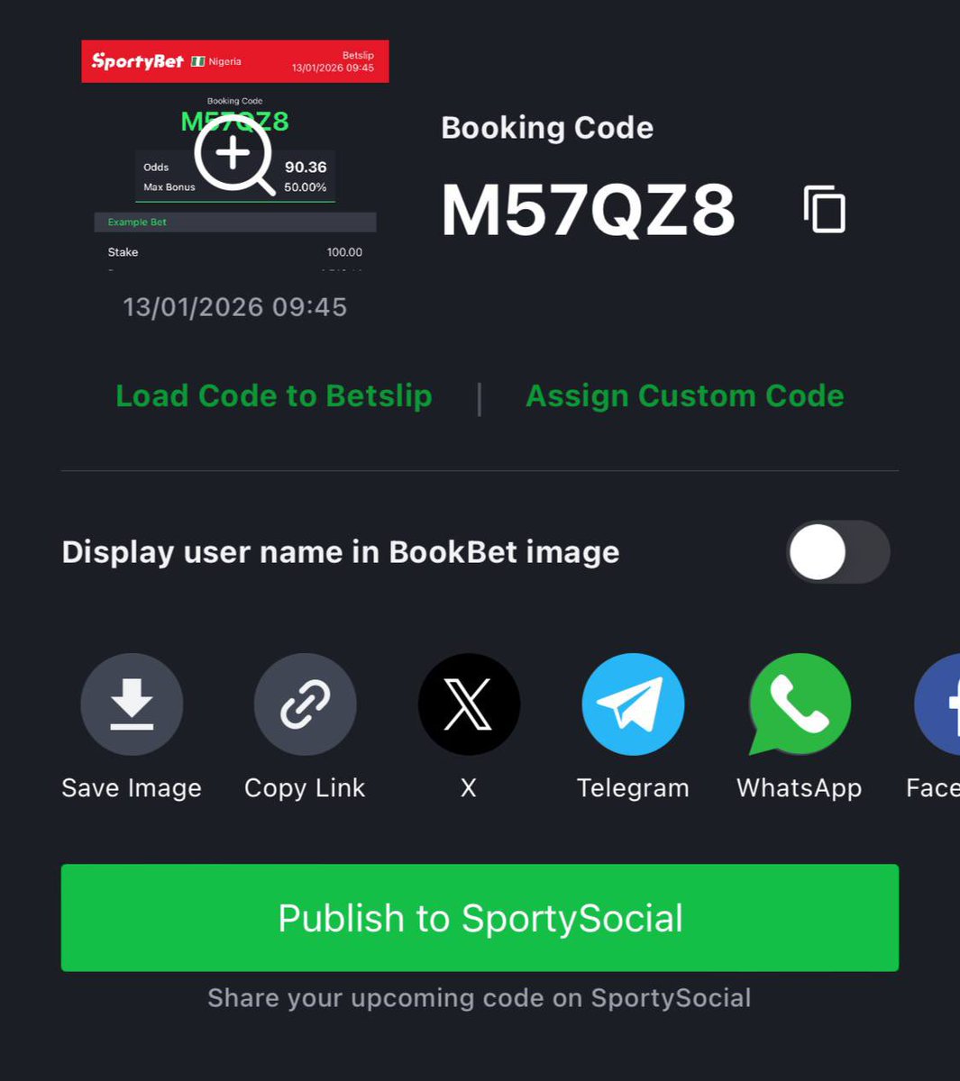 notoriouztips's tweet image. SPORTYBET 
BASKETBALL 🏀 
90: M57QZ8