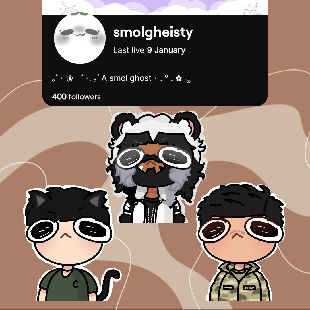 TANKCHU PI FOR 400 FOLLOWERS ON TWITCH !🌱
I will do another art raffle with 3 winners for the Derpy Reactive !

Rules:
🌱Like+follow+RT
🌱drop ur png(optional)
ENDS ON JANUARY 16TH

Gudluck pi !౨ৎ⋆ ˚｡⋆♡
Also, my Kofi Shop is now open !👻
ko-fi.com/smolgheisty
#artraffle