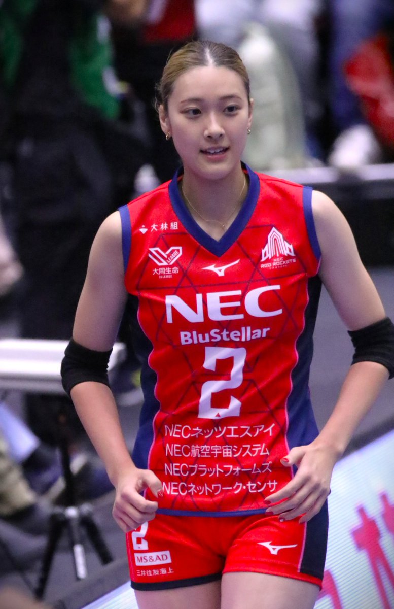NECレッドロケッツ　佐藤淑乃　2025　ユニフォーム　Lサイズ NECレッドロケッツ 佐藤淑乃 2025-26 ユニフォームデザインTシャツXL