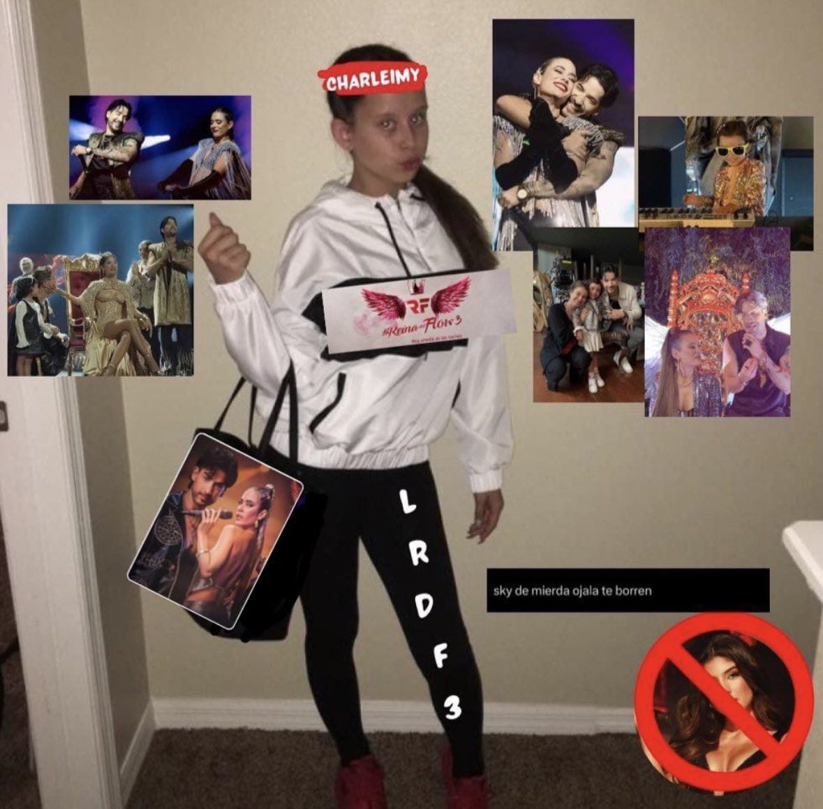 Charleimyofc's tweet image. Desde las 6am andamos así: