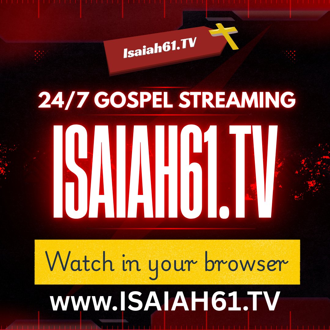 DeepProphetics's tweet image. Glorious Christian Television Streaming
Documentaries, Worship, Praise, Expositions, Testimonies
Watch in your browser - Isaiah61.TV