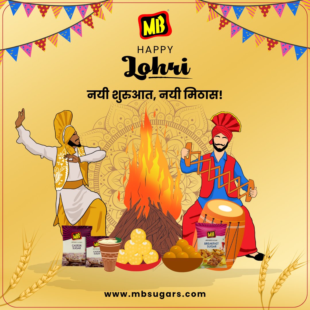 MBSugarsPharma1's tweet photo. Add purity to your celebrations with MB Sugar.
#Lohri2026 #MBSugar #ShuddhataBhariMithas #FestivalOfHarvest #PureSweetness #PunjabiFestival #CelebrateWithPurity https://t.co/6wLcI3CI3T