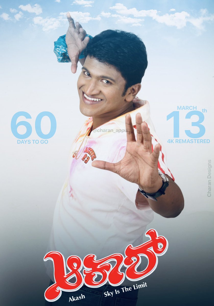 60 days to go #Akash Re-Release #Appu #Kannada #Movie