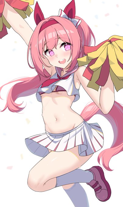 ウゥ…連休明けで元気が出なくてぇ…ウララちゃん…応援して… 