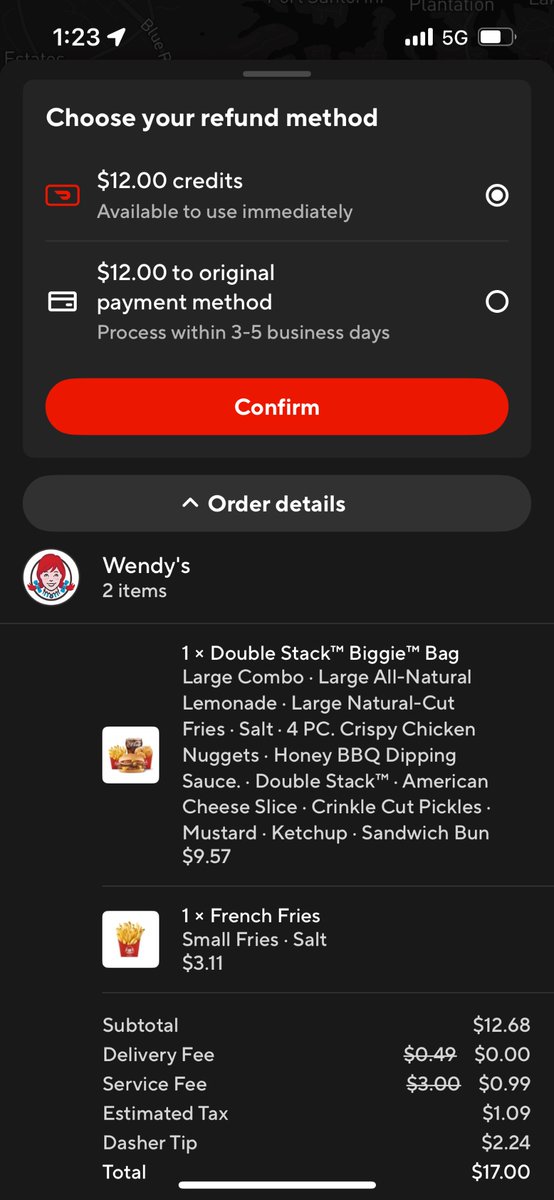 B_Cade815's tweet image. @DoorDash see I be ranting but yall playing big games class action lawsuit how we paying one price yall mess up the order and cancel it and try to cheat me out of my money 🤔 this the first time I caught it probably made millions doing this I paid 17 try to give me 12 yea right
