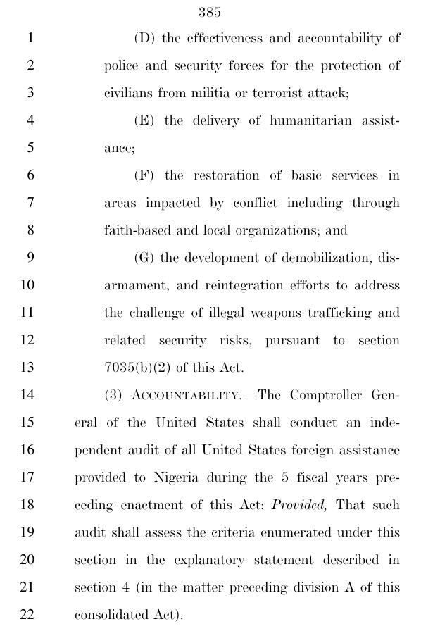 Breaking News 🗞️: Huge win 🏆 for all Advocates for ending religious freedom violations in Nigeria 🇳🇬 - Accountability 👇: The new <a href="/HouseAppropsGOP/">House Appropriations</a> bill for foreign operations contains multiple items conditioning assistance to Nigeria 🇳🇬 based on measurable improvements in