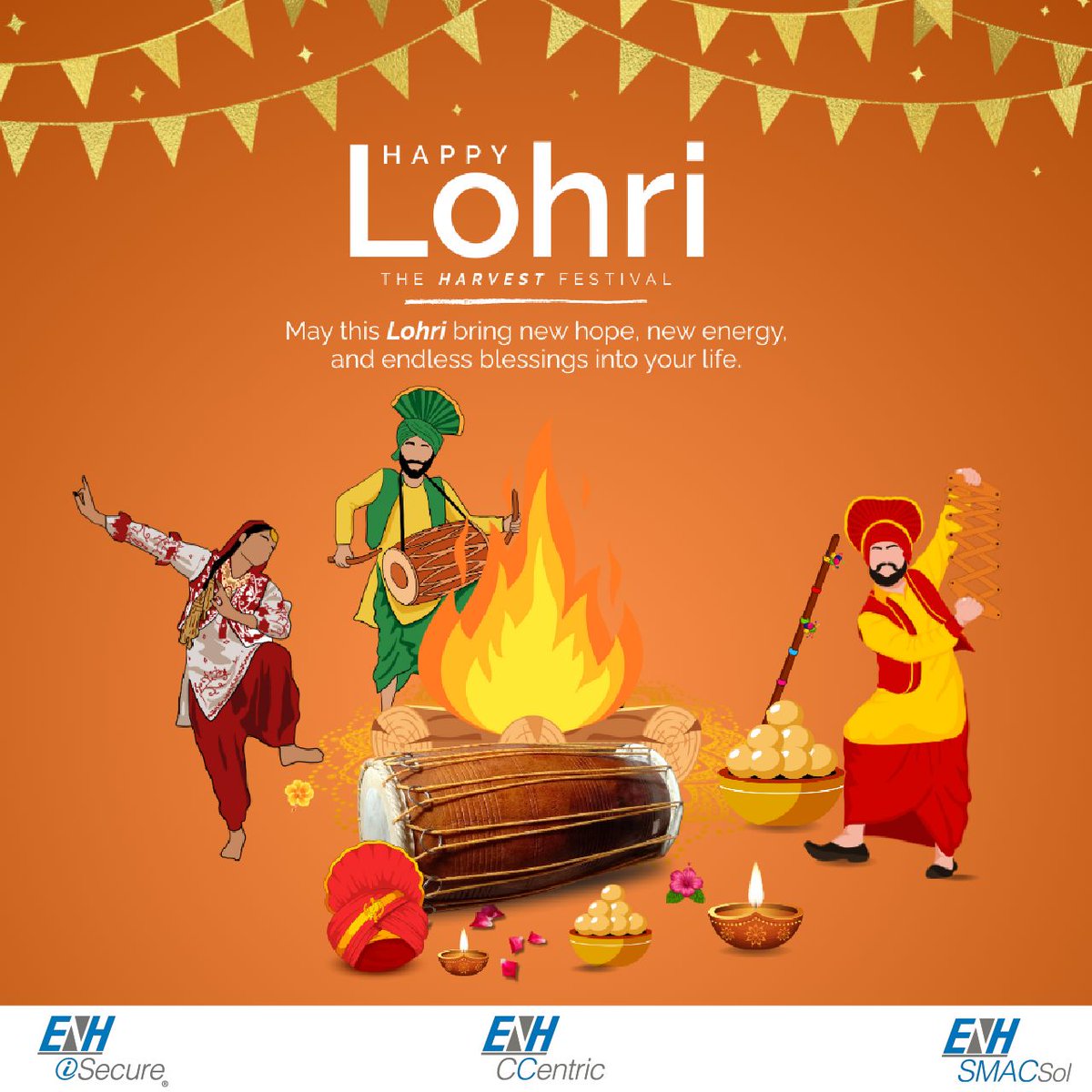 Warm wishes on Lohri🔥

May the warmth of Lohri fill your home with peace and positivity.

#Lohri #ENH