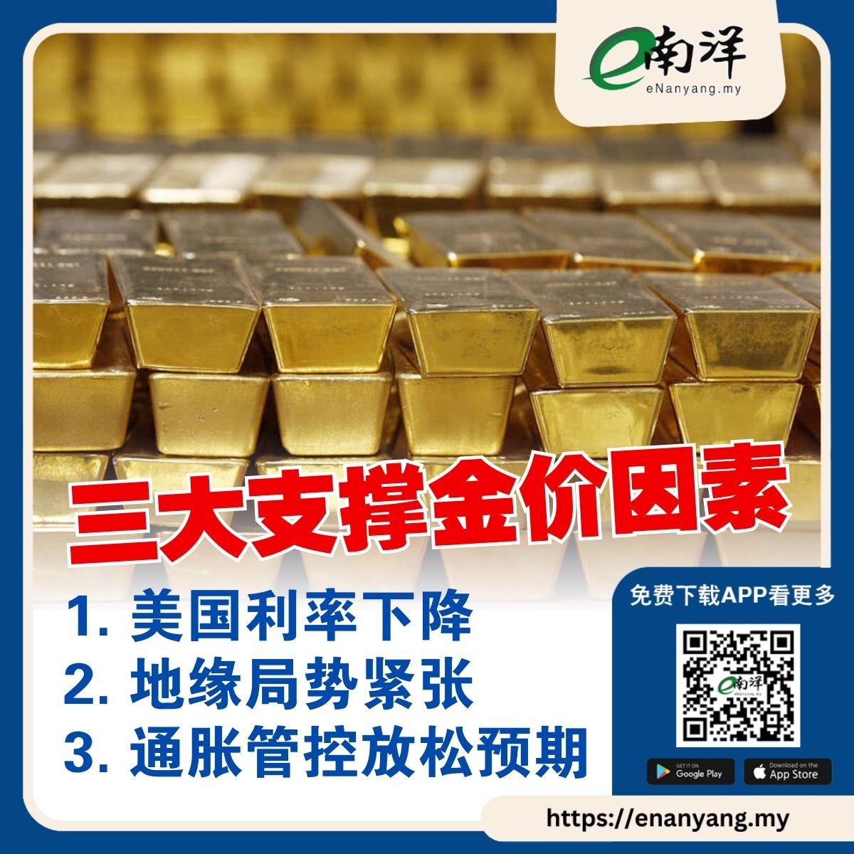 国际现货黄金价格周一（12日）再创历史新高，正式突破每盎司4600美元关口。继去年出现罕见的大幅上涨后，金价在迈入2026年后依然被普遍看好。  #南洋商报#