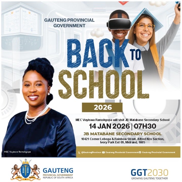 VuyiswaRamokgop's tweet image. As part of the Gauteng Government’s commitment to quality and equitable education, I will tomorrow be embarking on a School Readiness Tour that includes Early Childhood Development centres. The tour aims to support schools to continue doing well and to walk the journey with them…