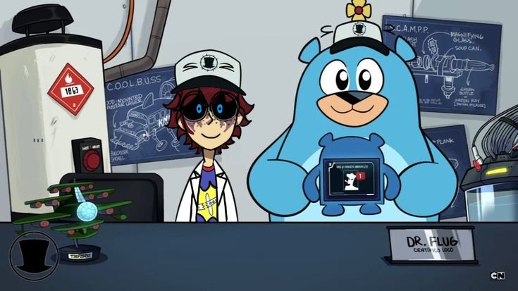 #DrFlug  #Releavevillainous
 #Villainous 
Quería hacerlo pelirrojo pero un tono más obscuro para que no parezca hermano de demencia y flug gatito de nuevo