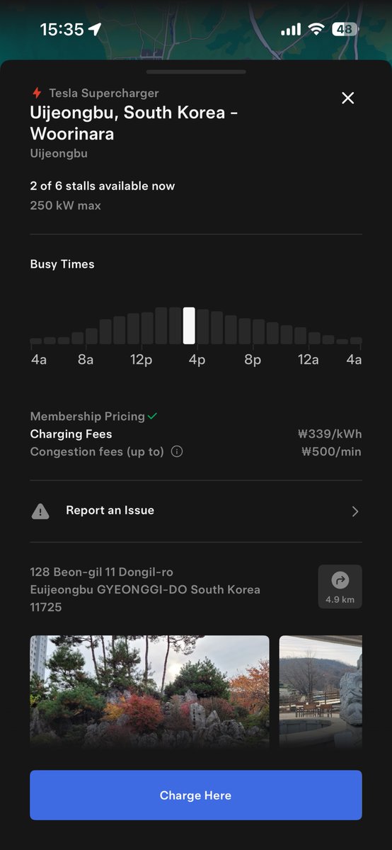 I’m in South Korea, where the Tesla open-to-all charger density is insane and the rates are a flat 17p per KwH. Insane compared to the UK avg rate of 80p <a href="/davetakesiton/">Dave Takes It On</a> <a href="/electricfelix/">Felix Hamer • electricfelix</a> <a href="/EVAEOfficial/">EVA England</a> <a href="/transportgovuk/">Department for Transport</a>