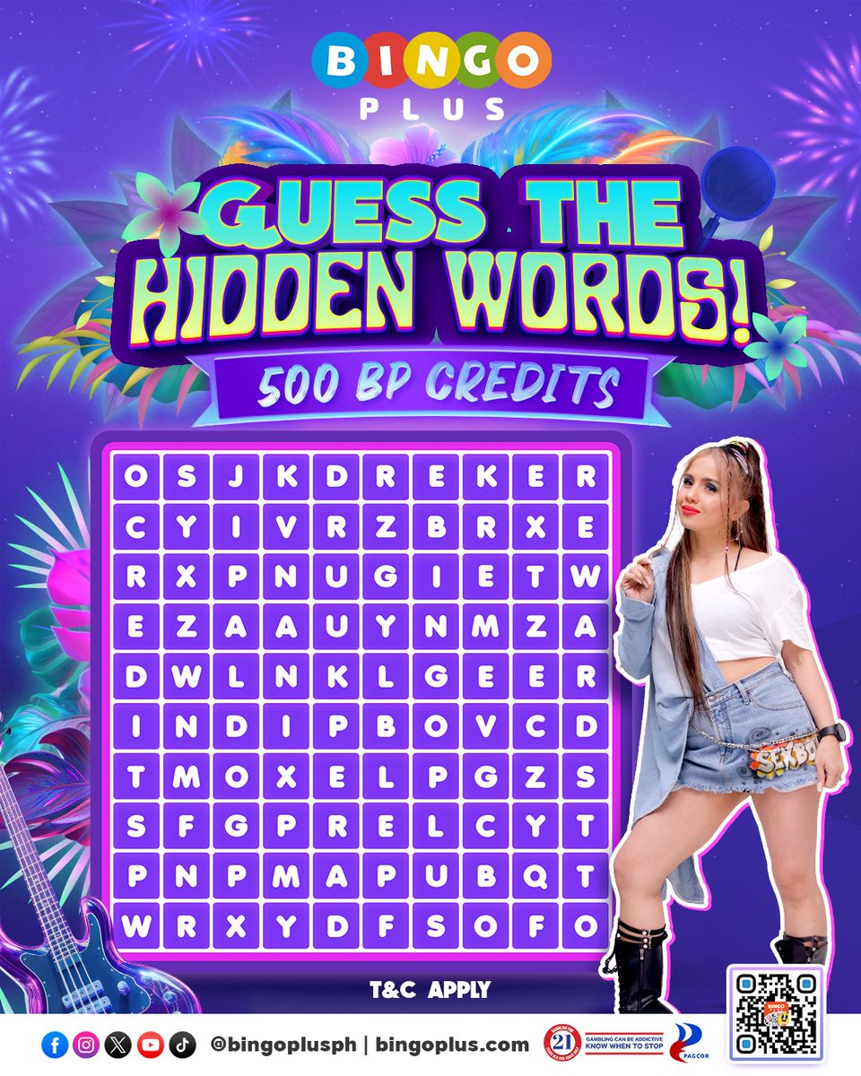 KUNG MABILIS MATA MO, JACKPOT KA DITO 👀
Hanapin ang hidden words… at kung makita mo, panalo ka!