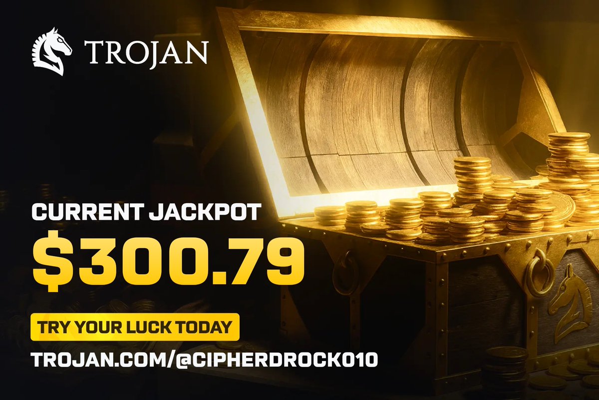 cipherrock's tweet image. Another day, another chance to be a lucky winner