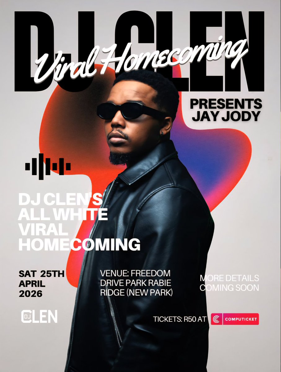 DjClenSA's tweet image. Doing an event at a place I come from has always been a dream.

Early bird tickets available: 

computicket-boxoffice.com/e/dj-clens-ann…