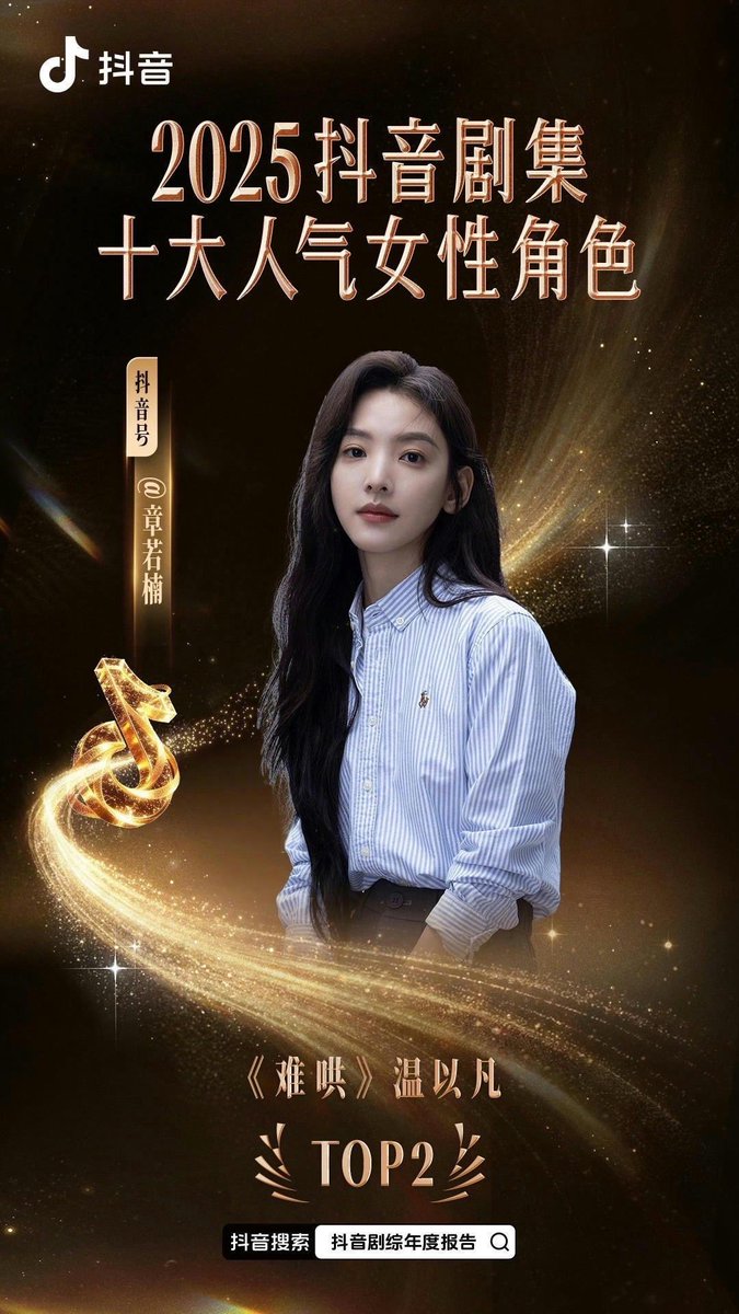 thefirstfrosts's tweet image. Congratulations to Sang Yan (#BaiJingting) and Wen Yifan (#ZhangRuonan) for winning the TOP2 in the 2025 Douyin Drama Top Ten Popular Male/Female Characters 🍃❄️

#TheFirstFrost #难哄