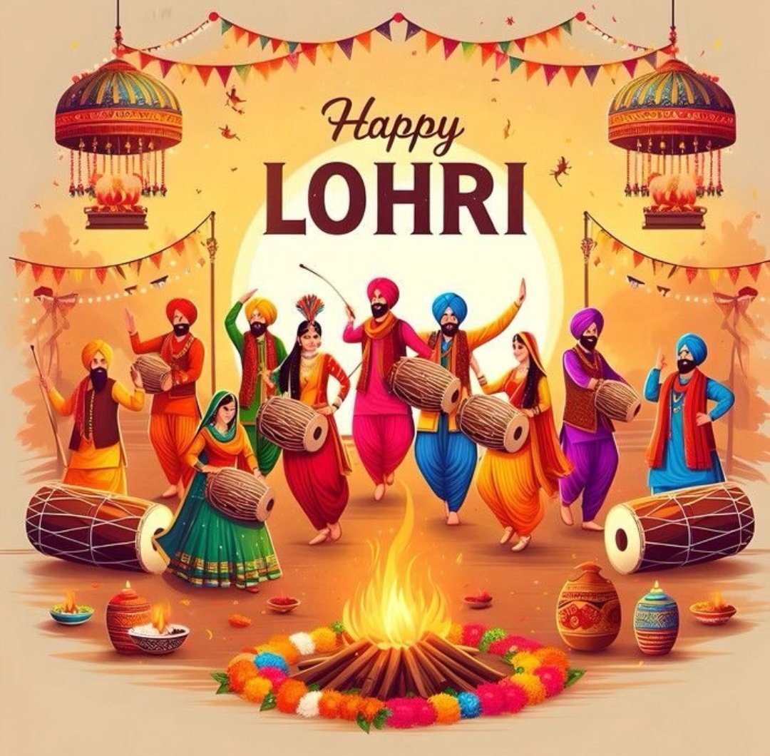 Happy Lohri 🔥
इस लोहड़ी पर आग की गर्मी आपके जीवन से हर दुख जला दे,
और खुशियों, सेहत व समृद्धि से आपका आंगन भर दे 🌾🪔
ढेर सारी शुभकामनाएँ 🙏
