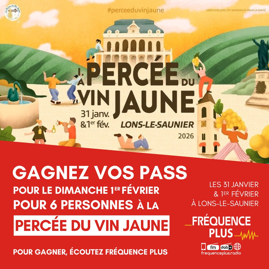 🟥 Ecoutez Fréquence Plus, à vous de jouer !

🟥 Fréquence Plus 🔸️ FM 🔸 ️Dab + 🔸️ IP Digital !
Présent à Dijon - Beaune - Besançon - Chalon/Saône - Autun  Le Creusot - Dole - Lons le Saunier Poligny - Champagnole - Morez Les Rousses - Saint Claude...
frequenceplus.fr
