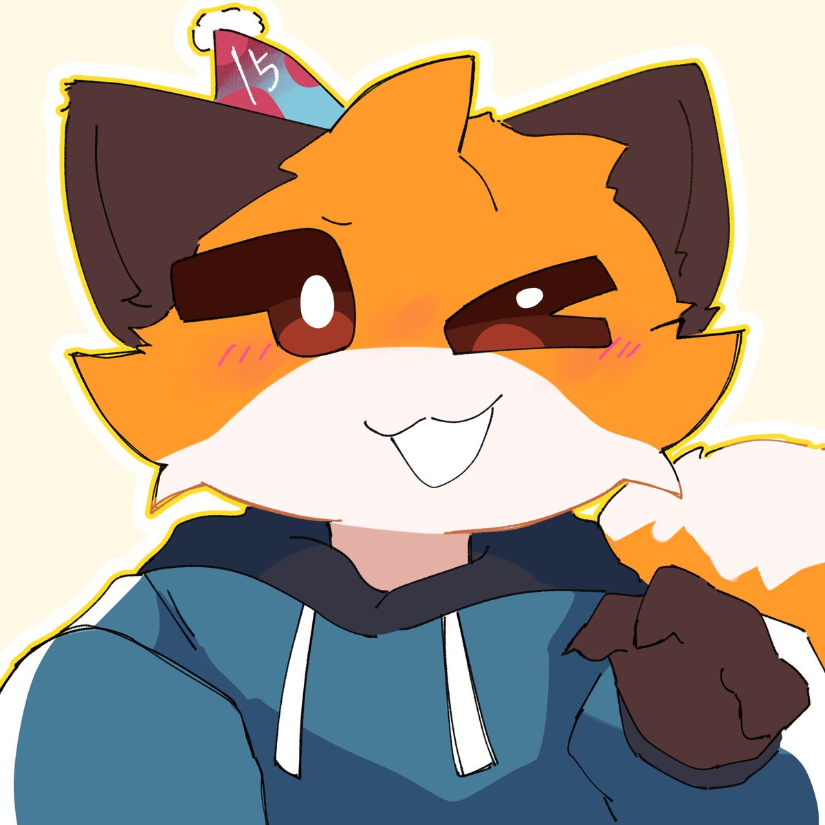 ディスコードでも載せましたがお誕生日おめでとうイラストです🎊