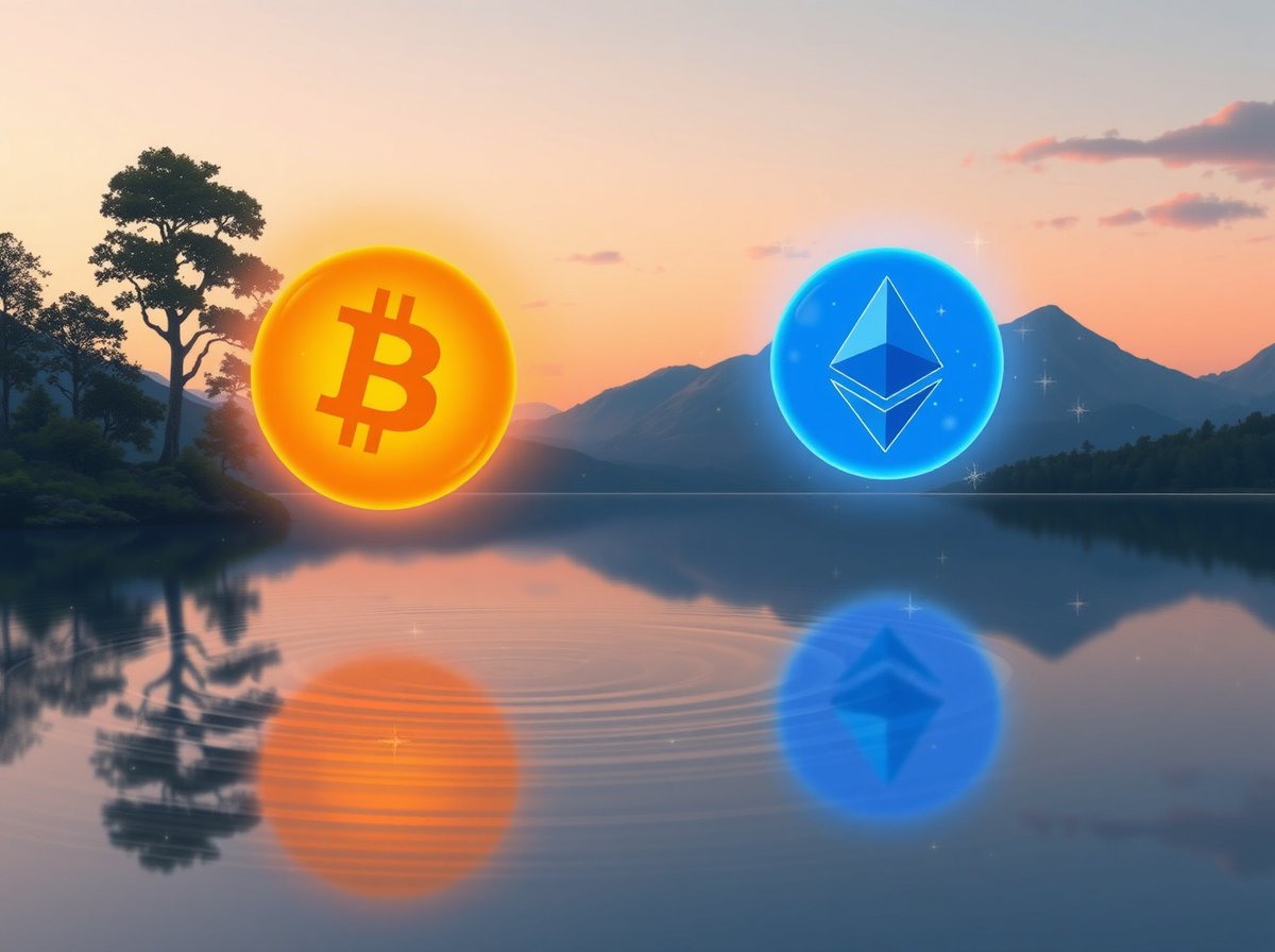 In a surprising development for cryptocurrency traders, short-term  volatility in Bitcoin and Ethereum options markets has plunged to historic  lows, signaling a potential shift in market psychology despite significant  macroeconomic pressures. https://t ...