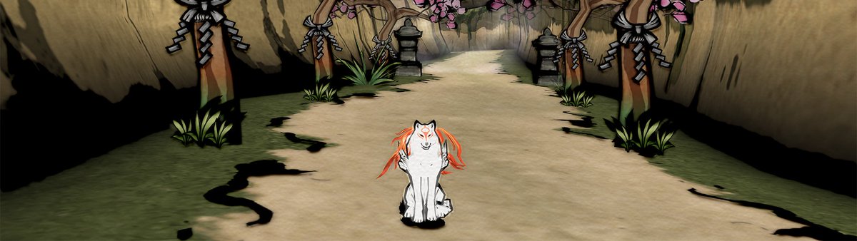 桜の木を「一閃」してしまうので、タップしないでください。
#Okami #大神