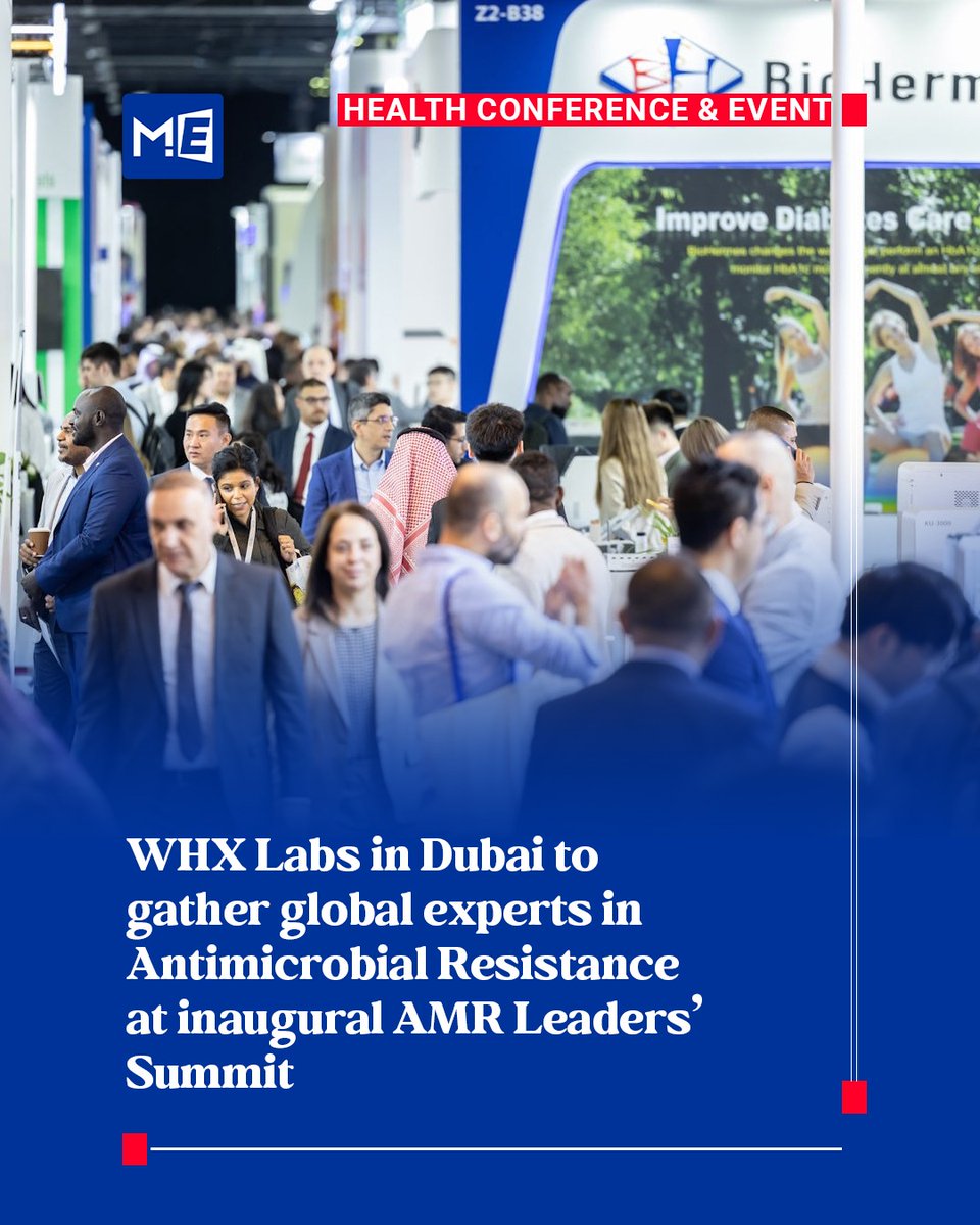 MedEdgeMEA's tweet image. 🚨 Global health alert! The AMR Leaders’ Summit at @whxlabsdubai is tackling antimicrobial resistance, predicted to cause 10M deaths by 2050.

📅 12-13 Feb | 📍 Dubai World Trade Centre

mededgemea.com/whx-labs-in-du…

#WHXLabsDubai #AMRSummit #DubaiEvents #Mededgemea