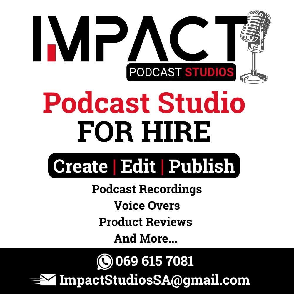 ImpactStudioSA's tweet image. Welcome in 2026 with your voice! 

🎧 Book your studio time today and make this your most impactful year yet.

📍 19 Shaw Street, Randburg
📞 069 615 7081
📧 ImpactStudiosSA@gmail.com

#ImpactPodcastStudios #PodcastStudioSA #ContentCreatorsSA #PodcastAfrica