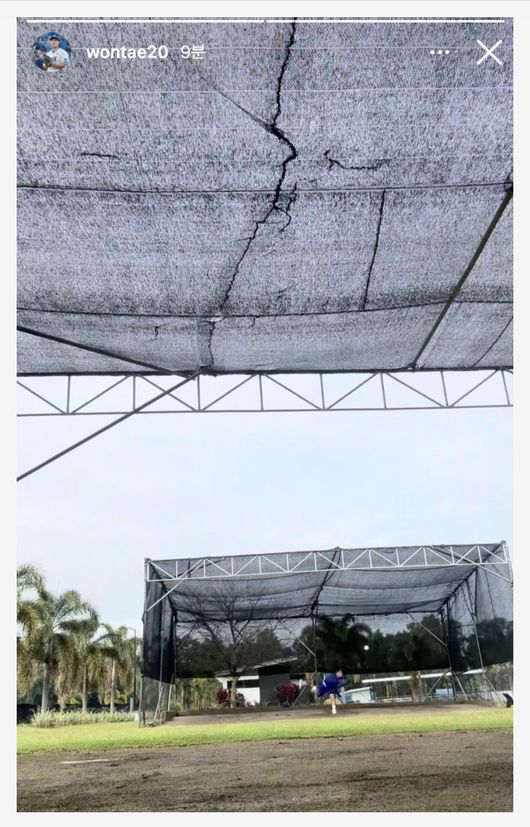 '강식당3' 불참 이유 있었네! 최원태는 필리핀에서 훈련 삼매경 (출처 : 네이버 스포츠) naver.me/xlbpYh6b