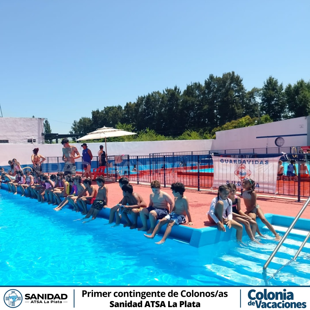 😎Asi de bien la pasan los/as hijos/as de nuestros afiliados/as quienes disfrutan del VERANO 2026 en la Colonia de Vacaciones de SANIDAD ATSA La Plata.🤩