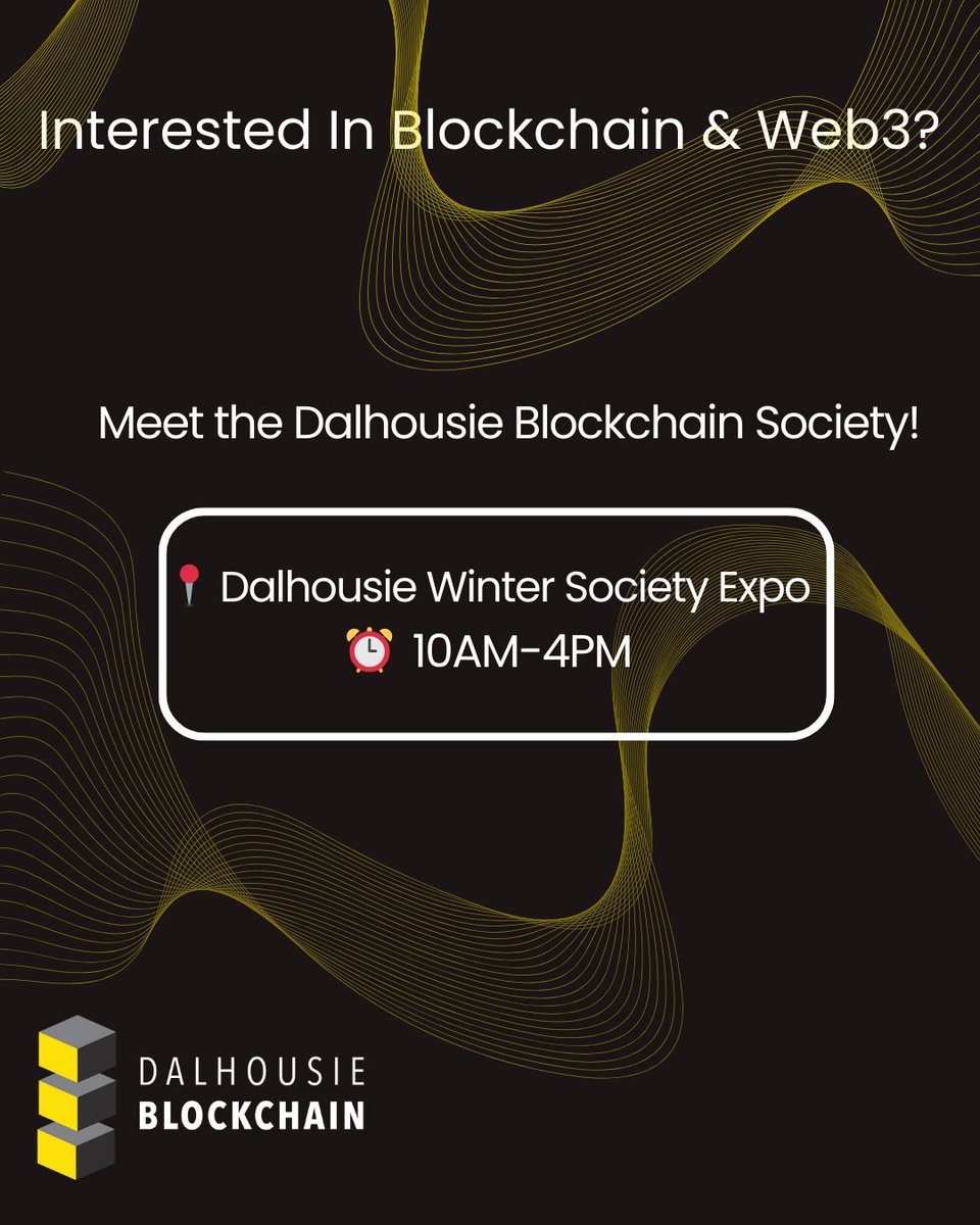Dalhousie Blockchain Society tweet media