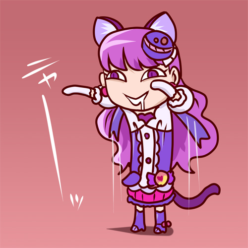 たのしい過去絵 ねこ人間