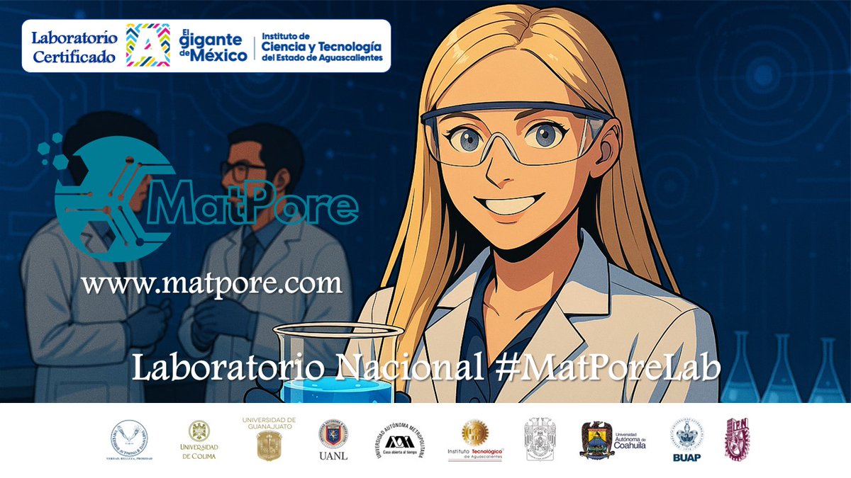 Laboratorio Nacional de Materiales Porosos tweet media
