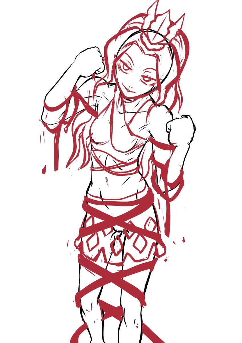 ラフ～ 
#塵塚ウバメ #東方project 