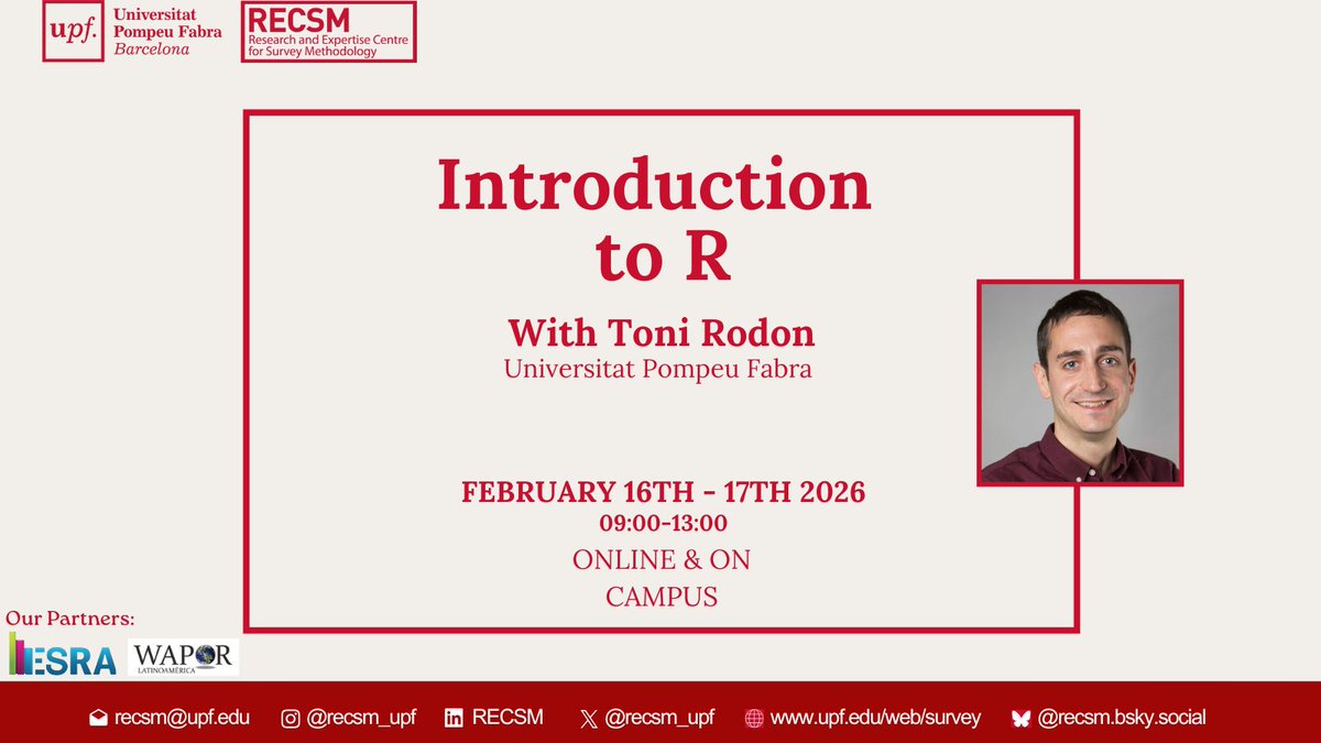 RECSM-UPF tweet media