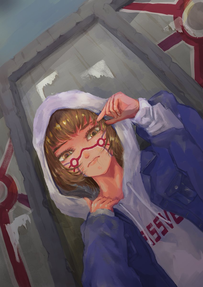 rassvet_oekaki's tweet photo. フェイスペイントの少女たちを描く【カオイロ】コレクション
「Akane」
#kaoiro #illustration https://t.co/MLwaz0RMJN