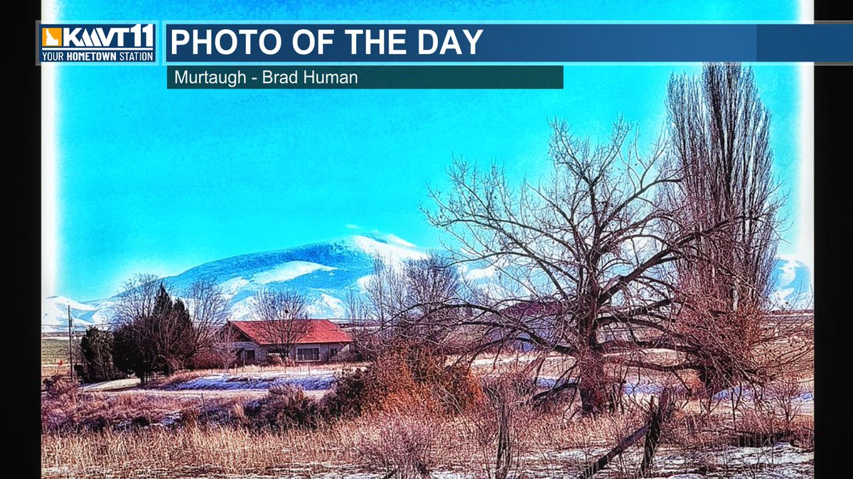FanWeatherKMVT's tweet image. Here is the Photo of the Day for today of Murtaugh from Brad Human. If you have a photo you would like us to see and possibly use on the air, text us at 208-358-9024. For more info, go to kmvt.com/weather .
