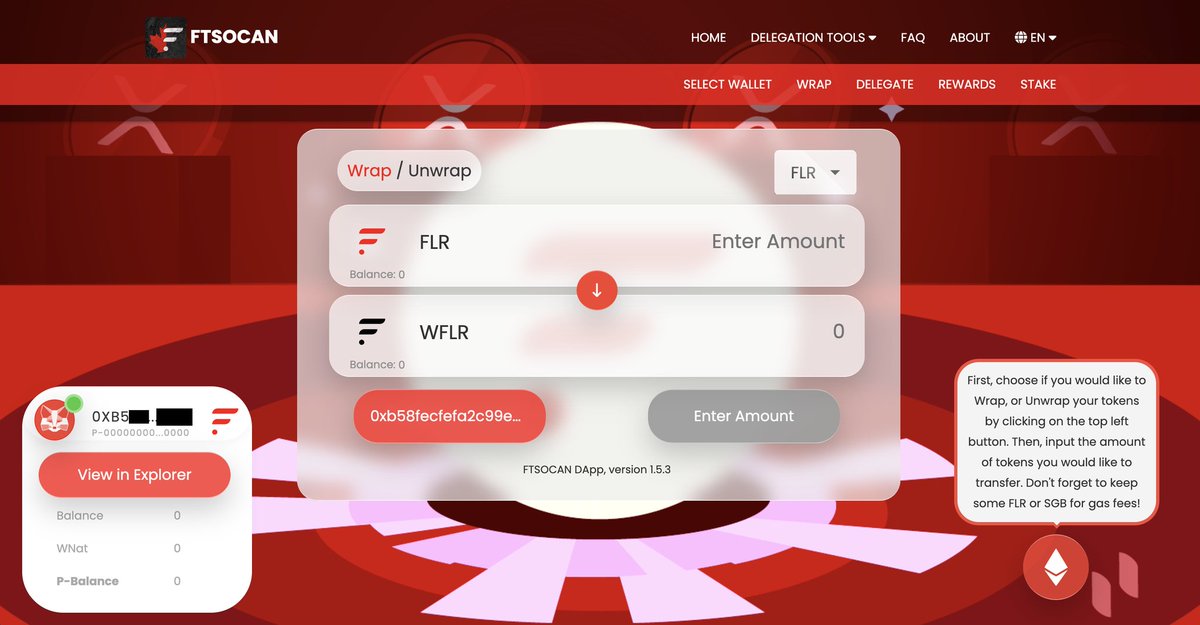 ftsocan's tweet image. 📣 #FTSOCAN #DApp 1.5.3 is out!

✅️ Wallets supported :
#FlareApp and #AvalancheApp on @Ledger, @BifrostWallet, @MetaMask, @CoinbaseWallet, @WalletConnect, @cryptocom Onchain, and more!

✅️ #Flare #Staking, via Metamask added.

✅️ New UI on mobile

ftsocan.com/dapp/index