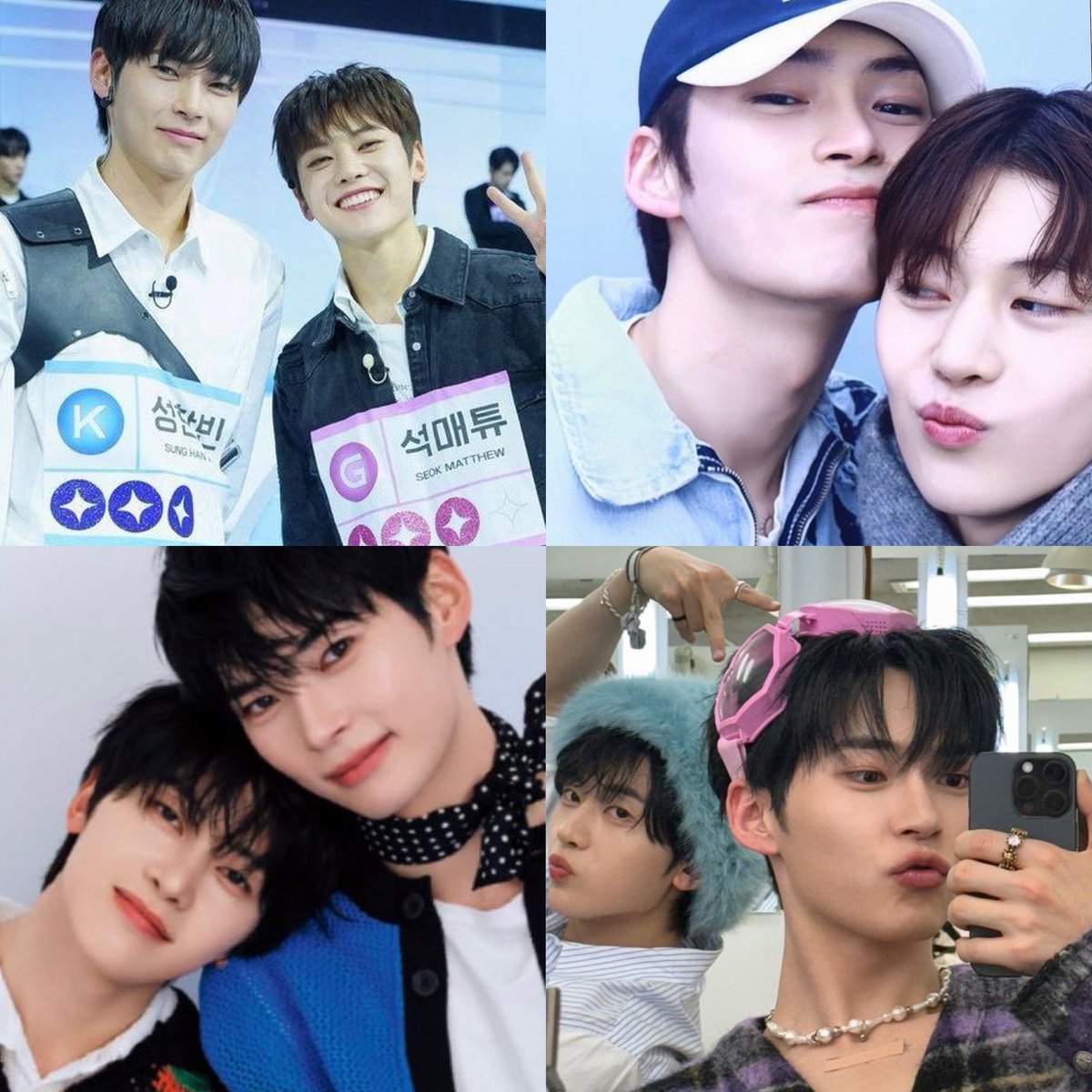 lemattu's tweet image. “the way he looked back then will definitely be in the last memory flashback of my life”

 “I'm so happy to have been able to spend my precious youth with you” 

“as the person who has loved matthew for my whole life” 

hanbin to matthew