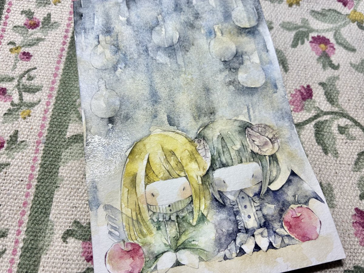 「色塗り途中」|晴/作業中のイラスト