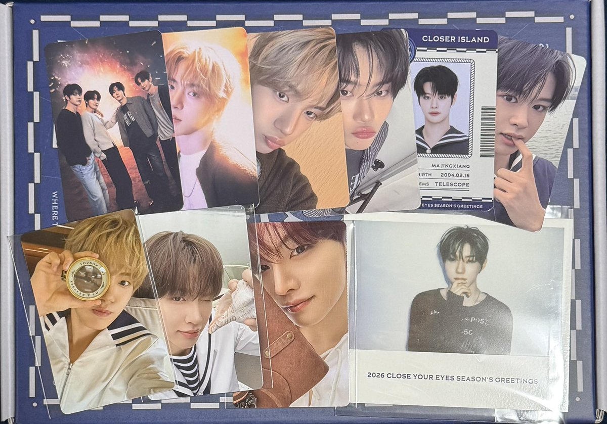 CLOSE YOUR EYES CYE クルユア トレカ 交換 season's greetings