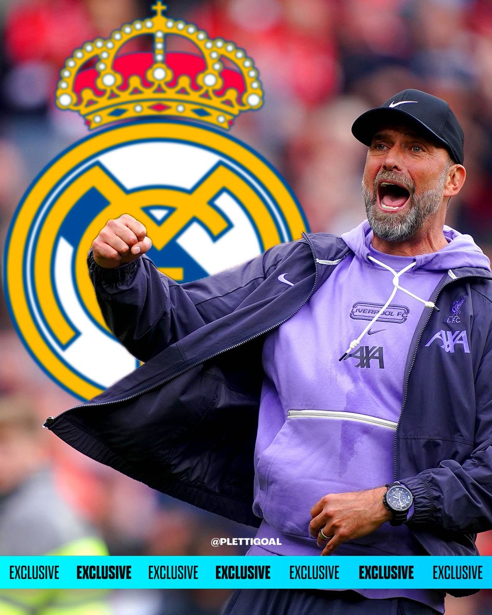 Plettigoal's tweet image. 🚨🧨 EXCLUSIVE DETAILS | Jürgen #Klopp is a candidate for the head coach position at Real Madrid, should the club decide to appoint a new manager in the summer. As revealed on 11 December and confirmed again. 

⚠️ Understand despite Klopp’s long-term contract with Red Bull and…