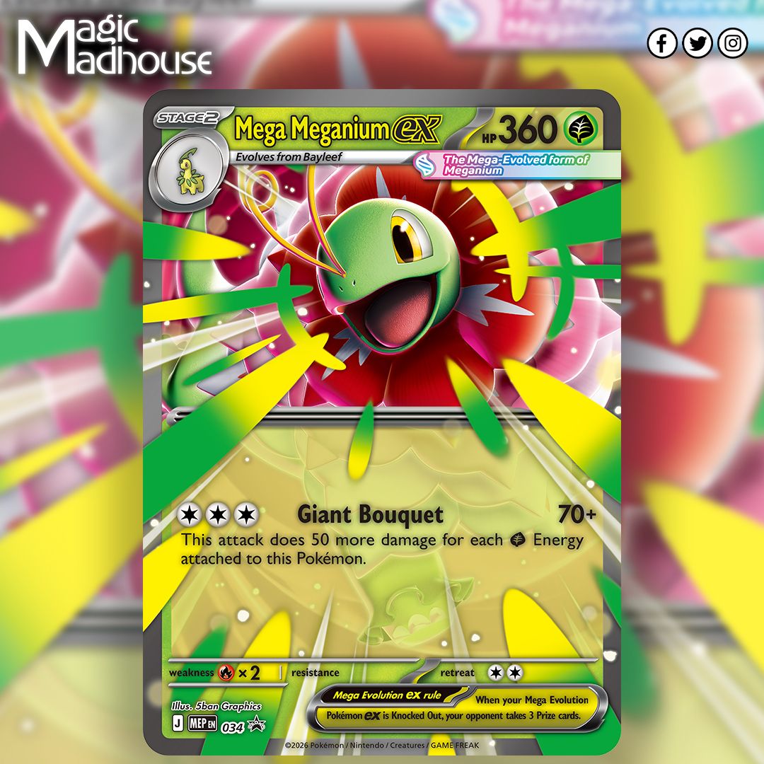 pink trainer pokemon card Pokemon Mega Delphox ex RR Gym Promo Card Pack 4 Mega Evolution Promo —  Japan2UK main image 1