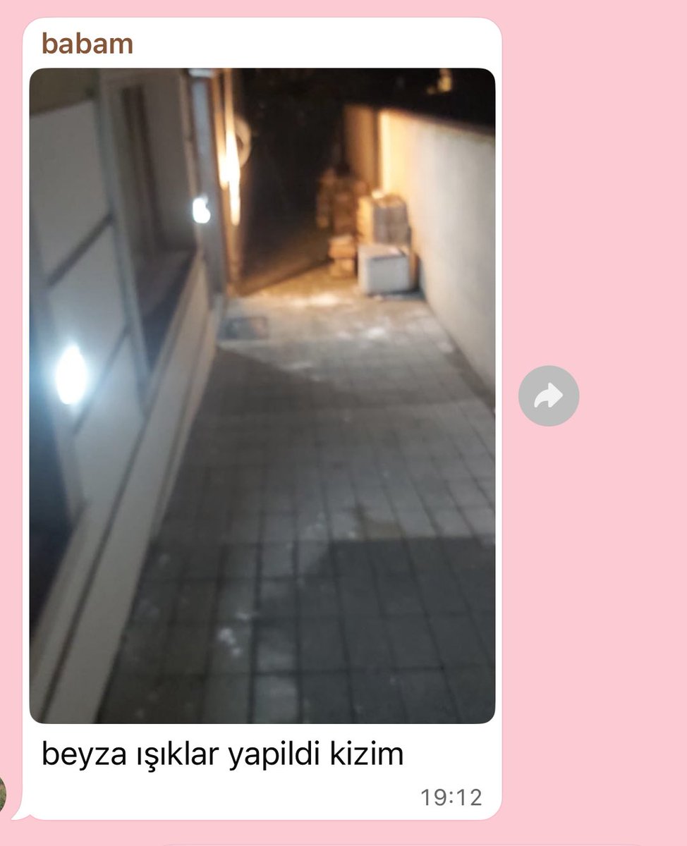 bi gün babama apartmanın girisi cok karanlık korkuyorum demistim ertesi gün bi geldim led ısıklar yaptırmıstı