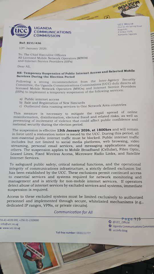 HEBobiwine's tweet image. The criminal regime has announced an internet shutdown throughout Uganda, beginning 6:00pm today, ahead of the election on Thursday. 

Have you downloaded Bitchat yet? If not, you have a small window to do so. Click on this link:  play.google.com/store/apps/det…

Also, have you uploaded…