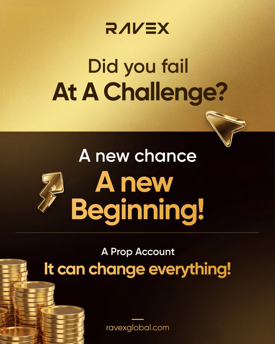 Ravex Global is here for traders who want to try again.

A prop account can change everything.

🚀 A new beginning starts here.

🔒 Licensed under MISA Regulation

👉 portal.ravexglobal.com/register

#forex #prop