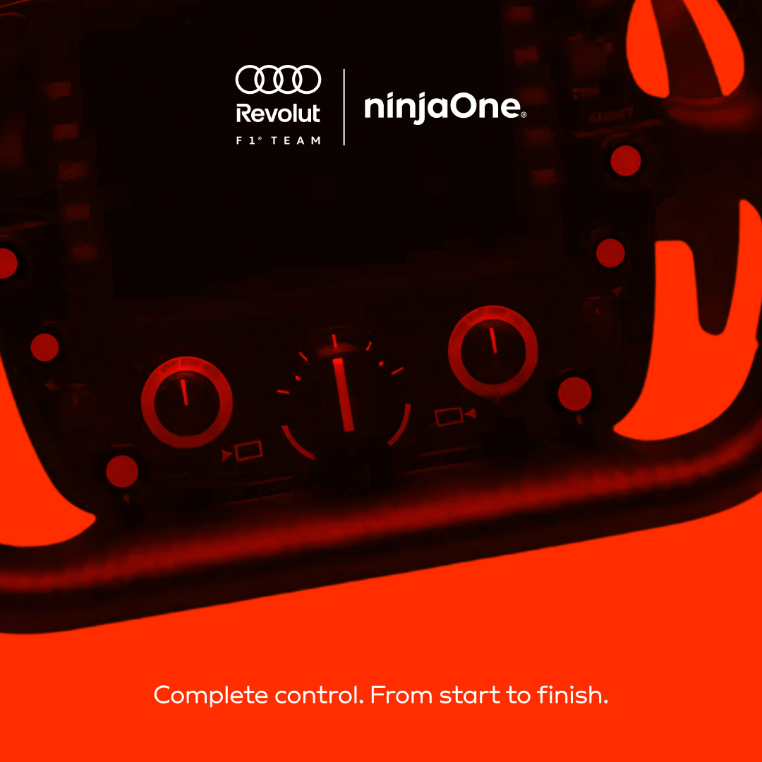 Lights out and away we go! 🏎️ 

We're an official partner of Audi Revolut F1®️ Team! 

From the factory to the track, we’re helping the team unify IT across a global calendar of Grand Prix races. 

Built for performance under pressure. 🏁 
see.ninjaone.com/ujxfo