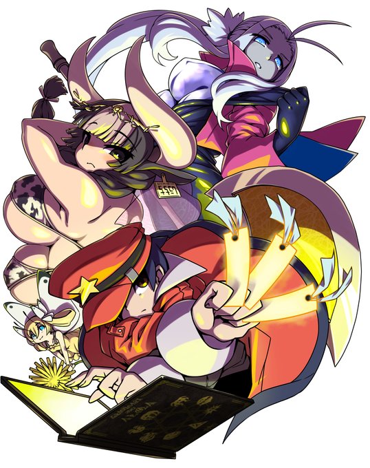 コンセプトアートはドット絵版とイラスト版を用意して…ガッチャンコ!しました。 #アルマグリモワール 